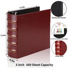 Vintage Hardback 3 Ring Binder 3 Inch  Professional Leather Binder 3 Ring  Th   