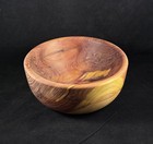 Wood Bowl Hand Turned Decorative Table Art Centerpiece Handmade Beautiful Grain