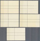 Israel 1948 New Year  Cpl Mnh    Gutter Set   Tabs  Certificate   10-14c   7500