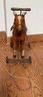 Antique German Steiff Felt Horse Pull ride On Toy Mohair Tail mane  Glass Eyes