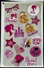 4 Sheets Of Barbie Stickers    85 Assorted Barbie   Barbie Related Stickers L    k