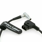 Z Cam E2 S6 F6 Power Cable Right Angle 2 Pin Male To D-tap Cord 12 Inches