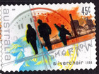 2001 45c Rock Music Australia P s Bulk Used Lot 50 Stamps Silverchair 1994
