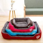 Large Warm Pet Dog Bed  Square Nest Kennel For Small To Large Dogs   Cats