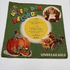 6 Vintage Peter Pan 78 Rpm Records- Children   s- Picture Sleeves - Tested