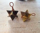 Tiger Eye Merkaba Pendant  Copper Wrapped Merkaba Necklace  Sacred Geometry