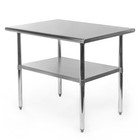 Stainless Steel 36  X 24  Nsf Commercial Kitchen Work Food Prep Table
