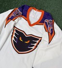 Vintage Philadelphia Phantoms Bauer Hockey Jersey Ahl White Men s Size Large