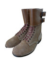 Ww2 Repro Us Army Leather Buckle Boots - All Sizes Available