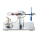 Diy Hot Air Stirling Engine Motor Model Educational Toy Electricity Generator