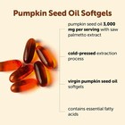 Micro Ingredients Pumpkin Seed Oil With Saw Palmetto 300 Softgels   Cold Pressed