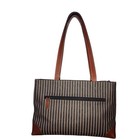 Vintage Striped Canvas Tote