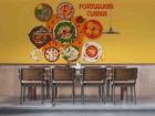 3d Fast Food Restaurant Self-adhesive Wallpaper Removable Wallpaper Wall Mural