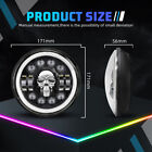 Halo 7 round Led Headlight H4-h13 Hi lo Bulb For Chevy C10 C20 C30 G10 G20 K10