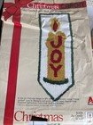 Vintage 1980 Caron Christmas Joy Candle Latch Hook Kit Rug K3176 18x22 Read 