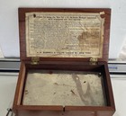 Antique J h bunnell No 4 D d  Home Medical Apparatus Electrotherapy Kit Wood Cas