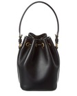 Valentino Vlogo Signature Mini Leather Bucket Bag Women s Black