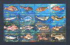  6 40 Scott Value - 1983 Libya Fish Africa Mediterranean Sea Cv Mnh Nh Umm