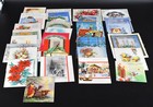 Lot Of 50 Vtg 40s   50s Used Greeting Cards Christmas Bd Valentine Brother Women
