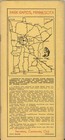 1939 Advertising Minnesota Fullers Fishermans Fishing Directory Large Map Vg