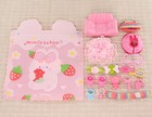 17 Pcs Accessories For Mini Pet Toy Figure Lps Sofa Collar Shoes Bear Kids Gift