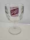 Vintage Schlitz Glass Goblet  the Beer That Made Milwaukee Famous    Barware