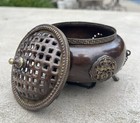 Tibetan Hanging Incense Burner   Cone Charcoal Incense Resin Burner  Meditation