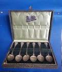 Vintage Set Of 6 Sterling Silver 935 Caracas 4 5  Spoons In Original Box