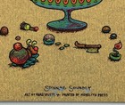 Marq Spusta Art Print Spinning Soundly Mini 5x7 Listening Gold 