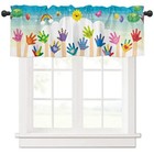 Children s Day Curtain Valance For Windows living 