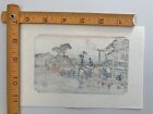 Japanese Woodblock Print Ukiyoe Hiroshige  Tokaido 53 Stations Mini    totsuka   