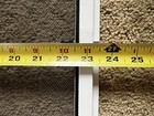  4  White Pre-framed Window Screen 23-1 4    X 48-5 8    Fiberglass W  Tabs