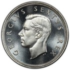 South Africa  1950 George Vi 5 Shillings  Pcgs Pl - 65  Crown  1 200 Mintage 