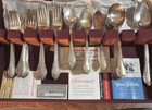 Set 1847 Rogers Bros  Silverplate Flatware Set Remembrance 77pcs  In Box