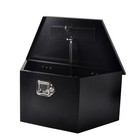 Black Steel 26  33  35  49  Truck Tongue Tool Box Trailer Flatbed Storage Box