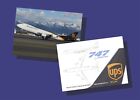 Ups United Parcel Service Boeing 747-8f Set Of 50 Trading Cards - Free Shipping