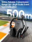 Synco Xtalk Xmax Wireless Intercom Headset Dual Ear 500m 1640ft Noise Reduction