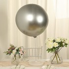 5 Silver 36  Biodegradable Latex Metallic Balloons Party Wedding Event
