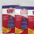 Lot Of 4 Kong Kitty Kong Purple Treat Catnip Stuffable Durable Cat Toy 2 25x1 5