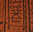 Salem Cross Inn Restaurant West Brookfield Massachusetts Promotional Brochure