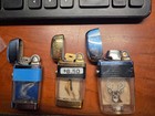 Vintage Scripto Vu Lighter Wildlife Sports Series Nos Lot Of 3