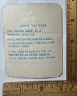 Vintage Amoco Motor Club Member Since 1970 Logo Decal Sticker Gas Station Logo