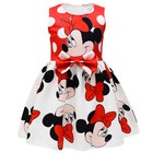 Minnie mouse Bow Dress Girls Baby Princess Dresses Sleeveless Twirl Dress Summer