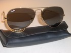 Vintage Bausch   Lomb Ray Ban 58  14 G31 Gray Lens Arista Aviator Sunglasses