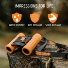Bebison Binoculars For Kids - 8x21 High Resolution Real Optics - Compact Fold   