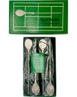 Fb Rogers Set 4 Mixed Doubles Silverplated Cocktail Swizzle Sticks Stirrers