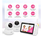 Vtech Vm924-2 Remote Pan-tilt-zoom Baby Monitor With 2 Cameras   Audio 5 lcd