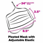 Vera Bradley Face Masks 2 Pack Cotton Pleated Mask Magenta Medallion Floral