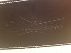 Rare Budweiser Black Leather Blackjack Dealer Shoe 4 Deck Gambling Vintage Rare