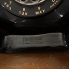 Vtg 1950s Western Electric Bell System Model 500 C d Rotary Desk Black Telephone